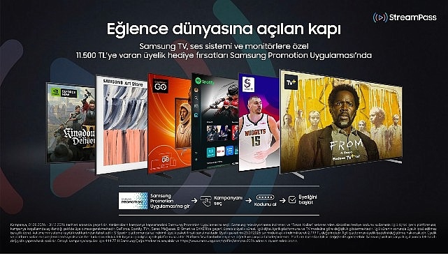 Samsung'dan TV ve Monitörlere Özel Eğlence Fırsatı