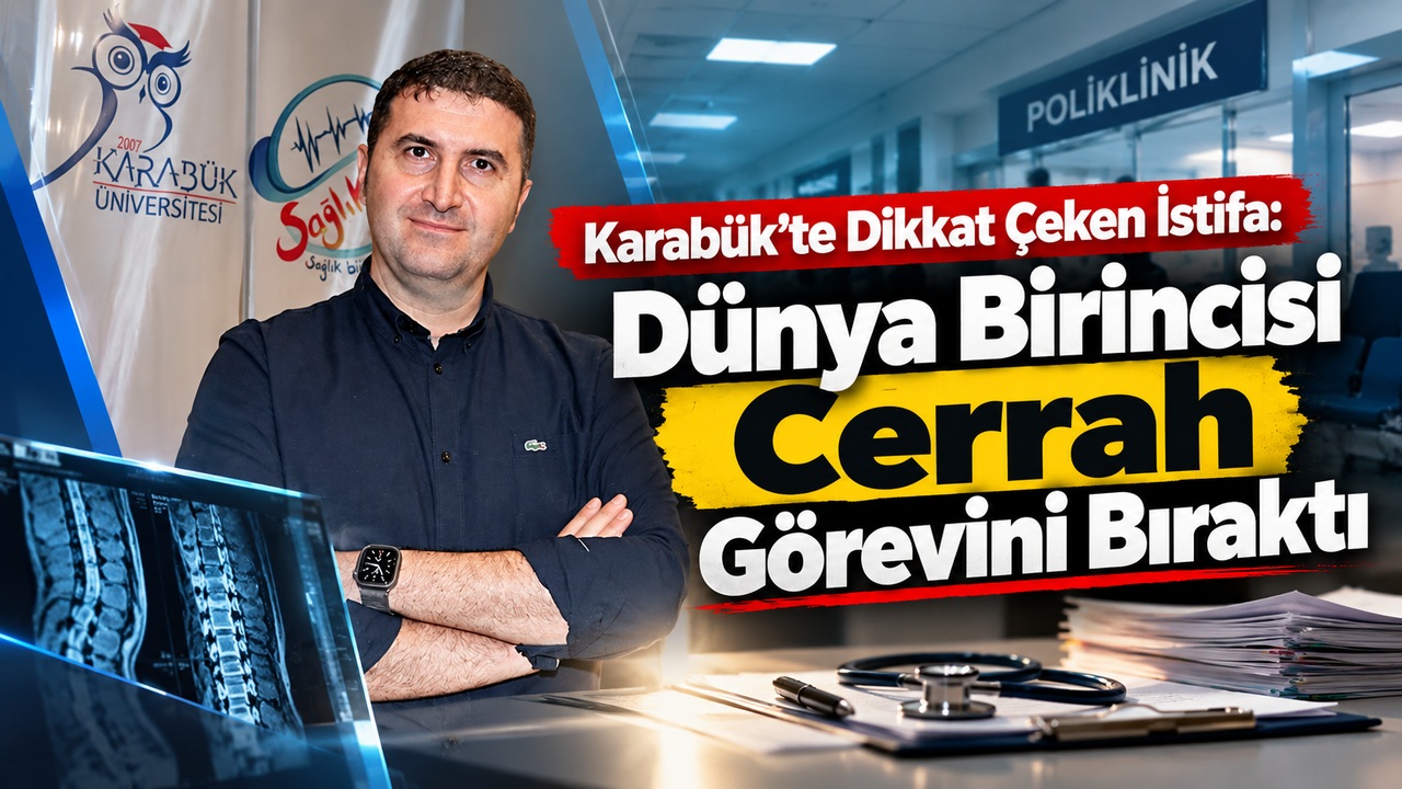 Karabük’te Dikkat Çeken İstifa: Dünya Birincisi Cerrah Görevini Bıraktı